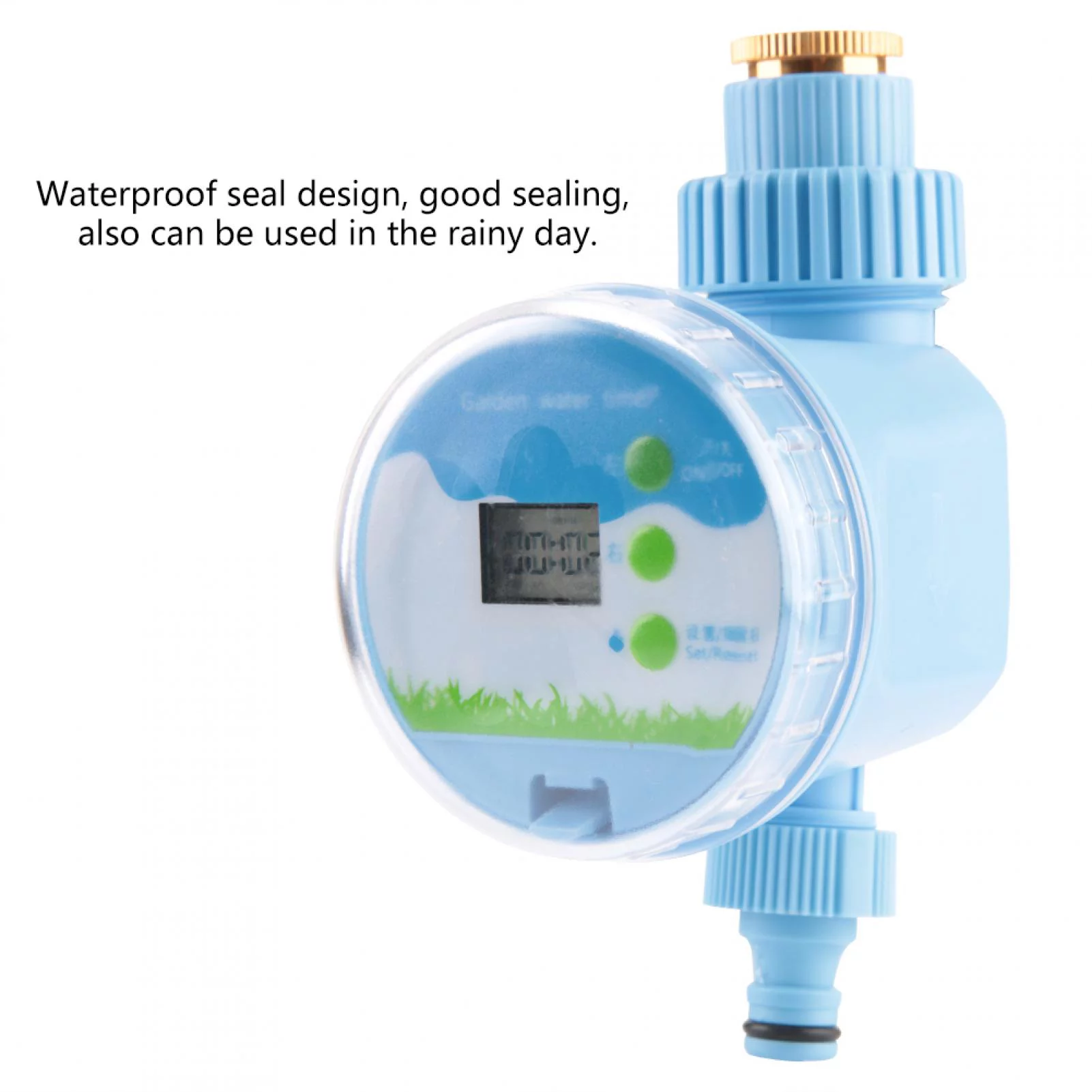 ZPSHYD Garden Irrigation Timer, Electronic 360° Rotating Automatic Garden Irrigation Timer Intelligent Flowers Watering Control