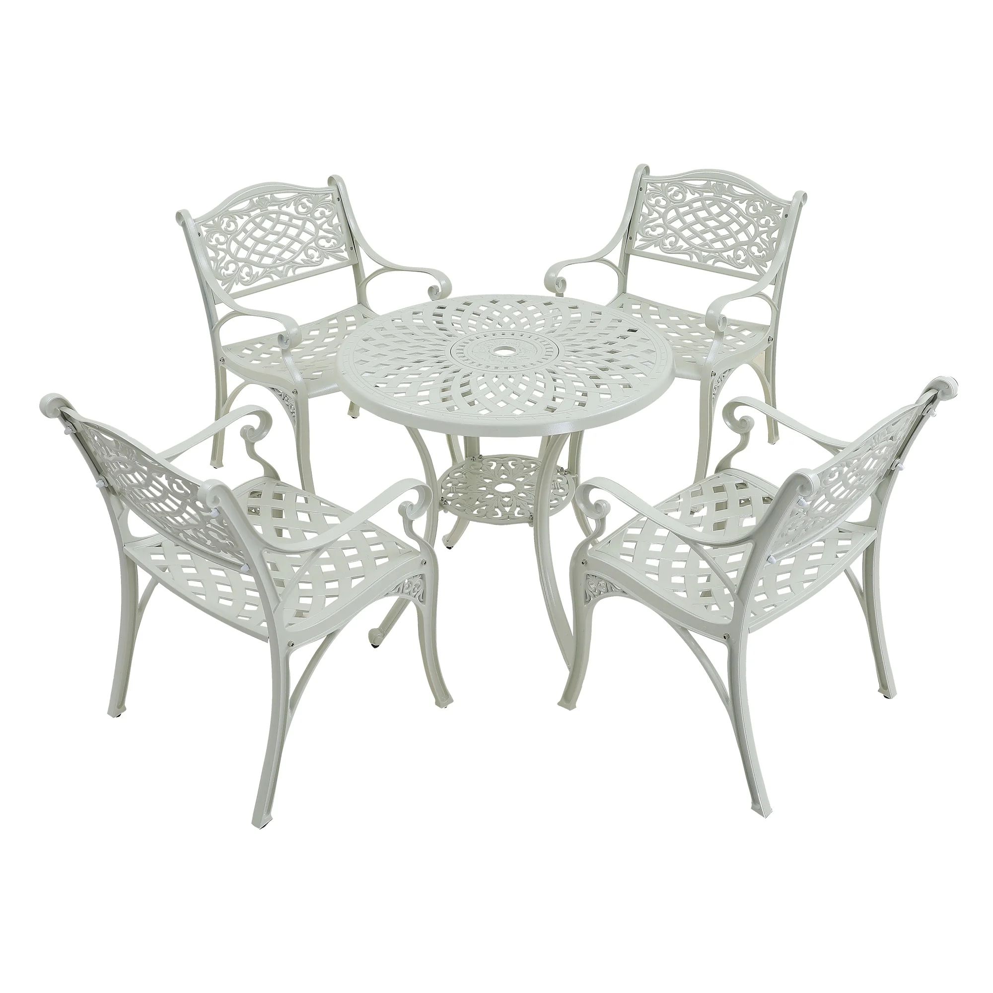 Mondawe Outdoor Aluminum Patio Furniture Bistro Set