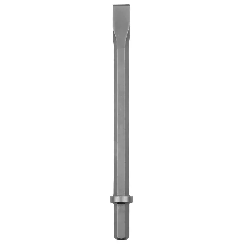 Hermes Hardware  Flat Chisel 1-1/8 Hex Shank (28x520x35mm) Case Of 6Pc for Demolition & Breaker Hammers( $21/each)