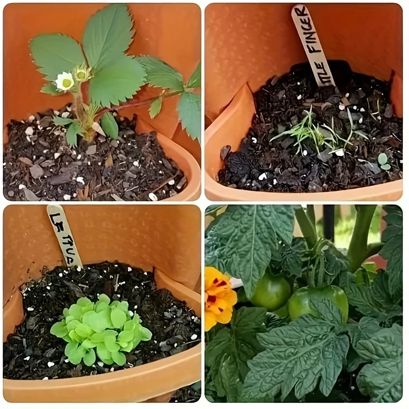 Unique Vertical Tower Style Garden for Plantation  Stackable Herb Garden for Home Use  Stylish Vegetable Planting Pot for Kitchen  Beautiful Petal Shaped Flower Pot for Indoor Decor