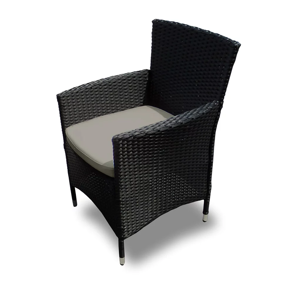 Modern Home Kensington Woven Wicker 3pc Bistro Set