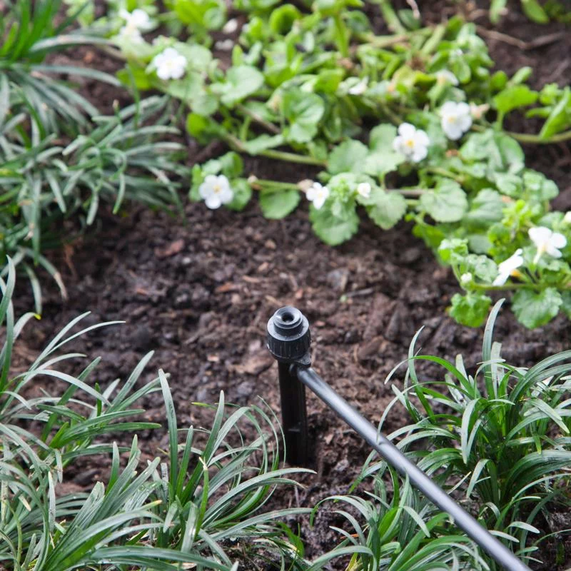 Raindrip 15300UB Full Circle Fan Spray Bubbler on Stake, 0-13 GPH