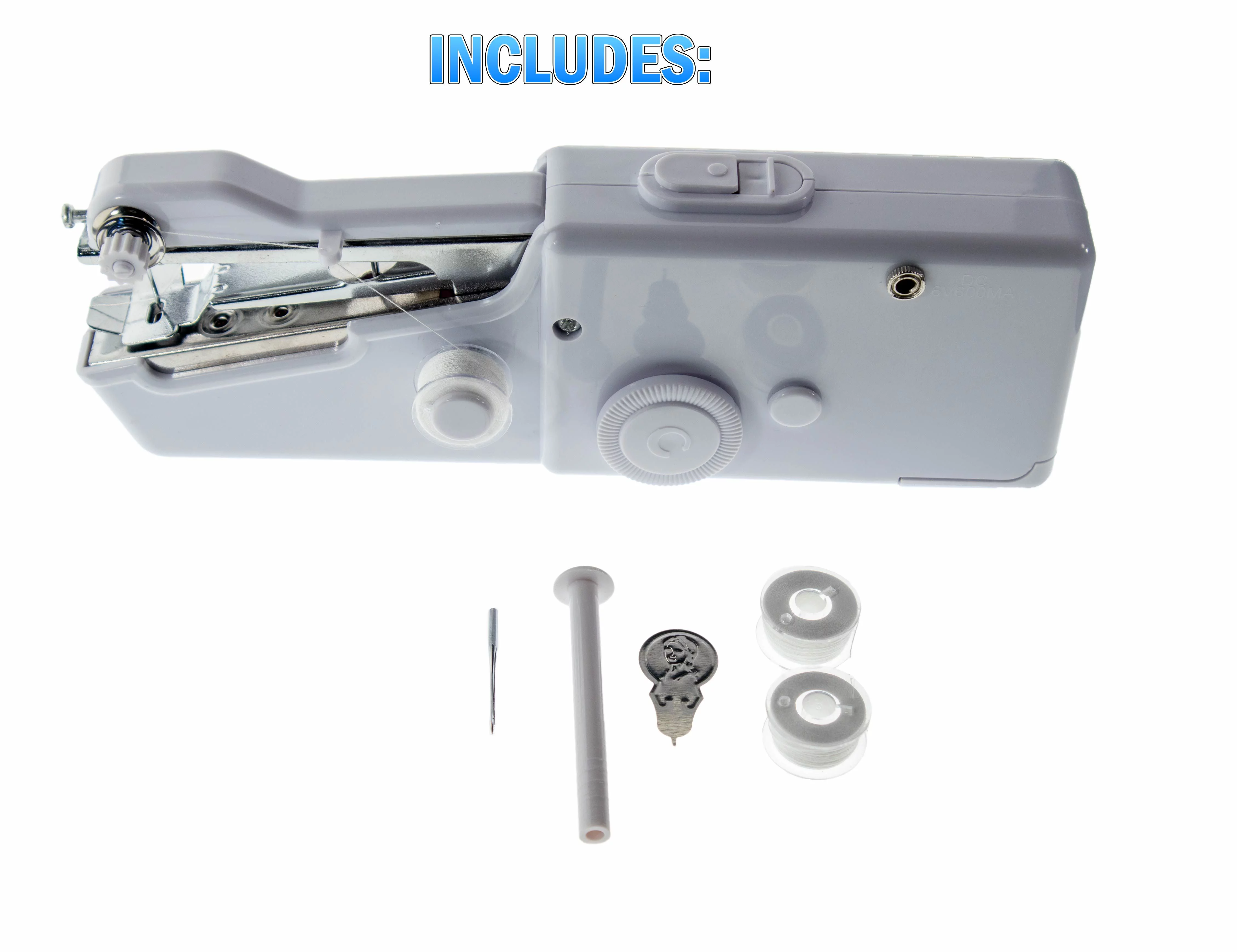 Portable Hand Held Sewing Machine - Stitch Sew For Quick Handy Household Cordless - Handheld Electric Sewing Machine