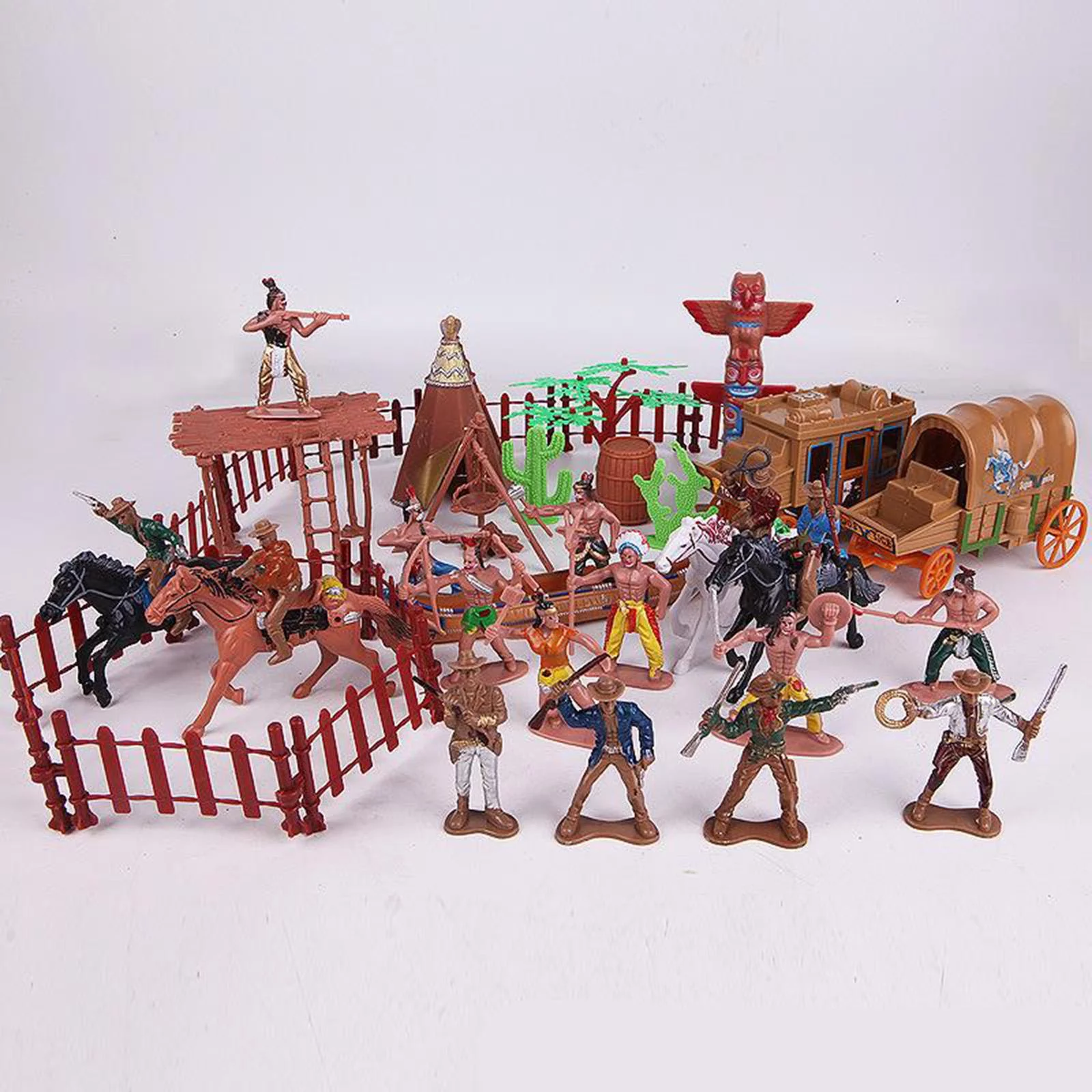 West Figure Playset Accessories School Project Gifts
