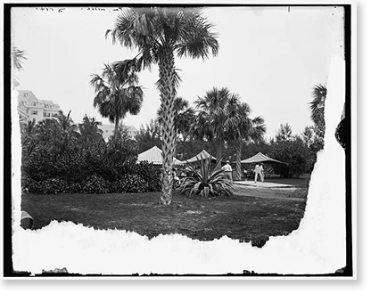 Historic Framed Print, [Golf links, Hotel Royal Poinciana, Palm Beach, Fla.], 17-7/8