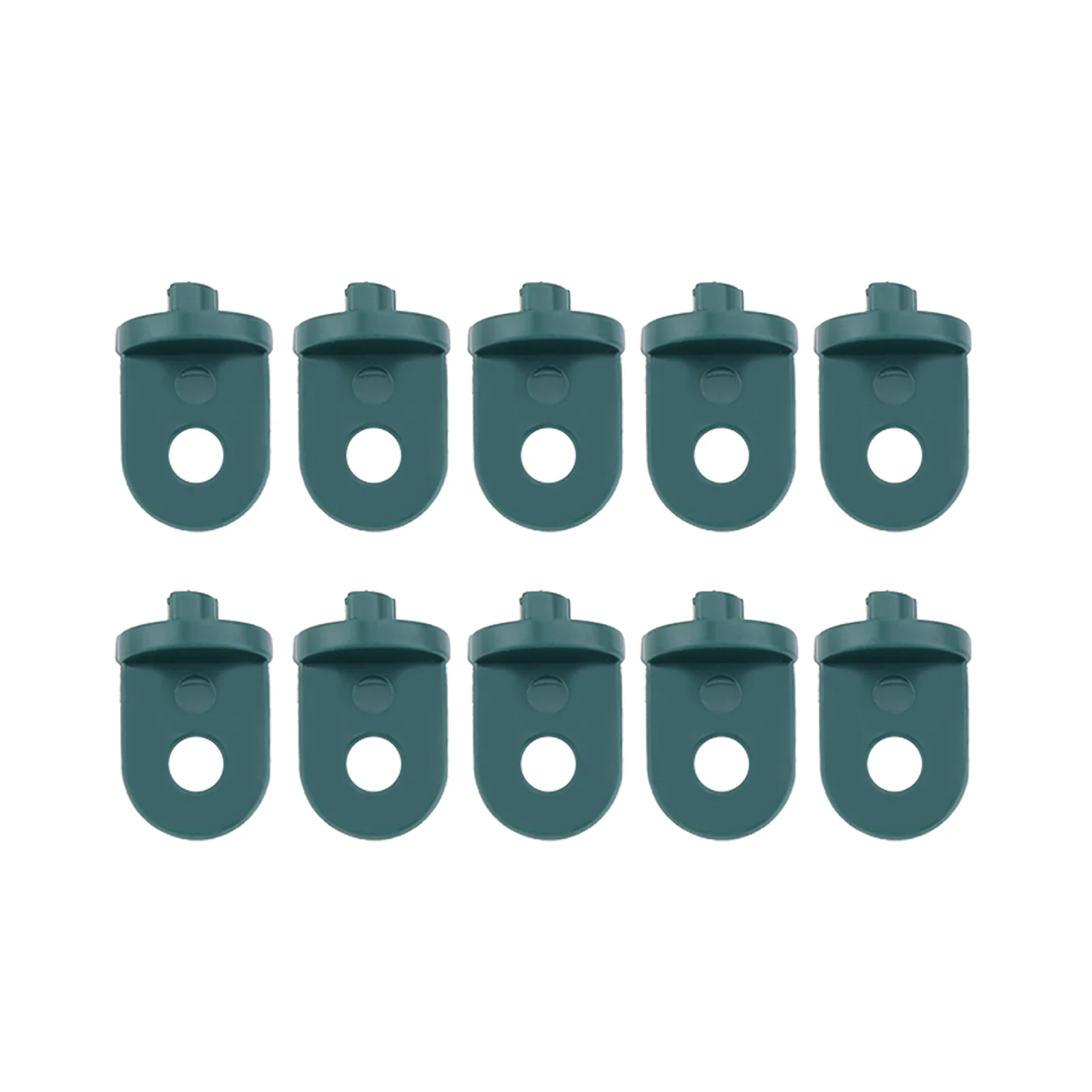 Plant Hooks 50 PCS Greenhouse Plant Hanger Plastic Greenhouse Hook Clip Set for Vine Flower Pots(Green)