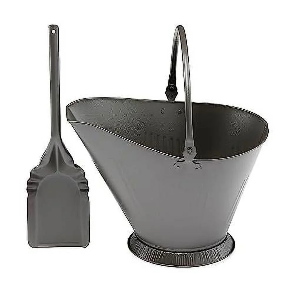 Olde World Iron Finish Coal Hod And Shovel