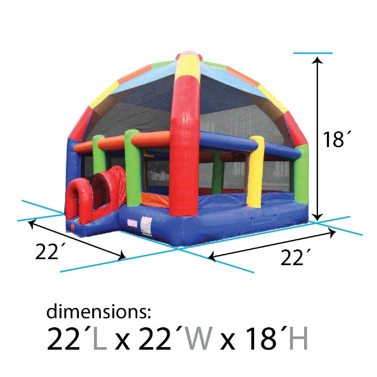 TentandTable Commercial Inflatable Bounce House - Bubba Big Bounce House