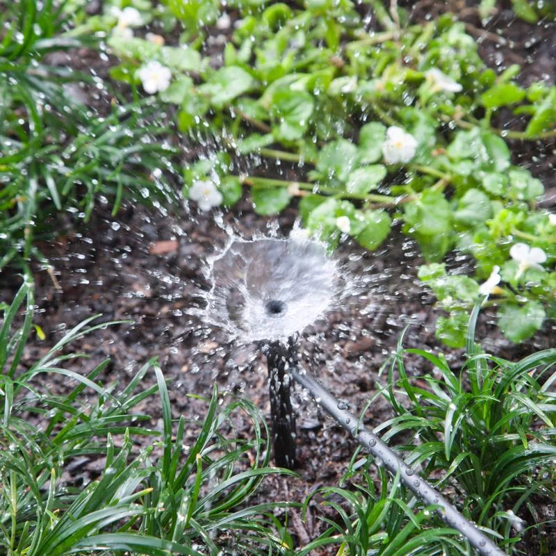 Raindrip 15300UB Full Circle Fan Spray Bubbler on Stake, 0-13 GPH