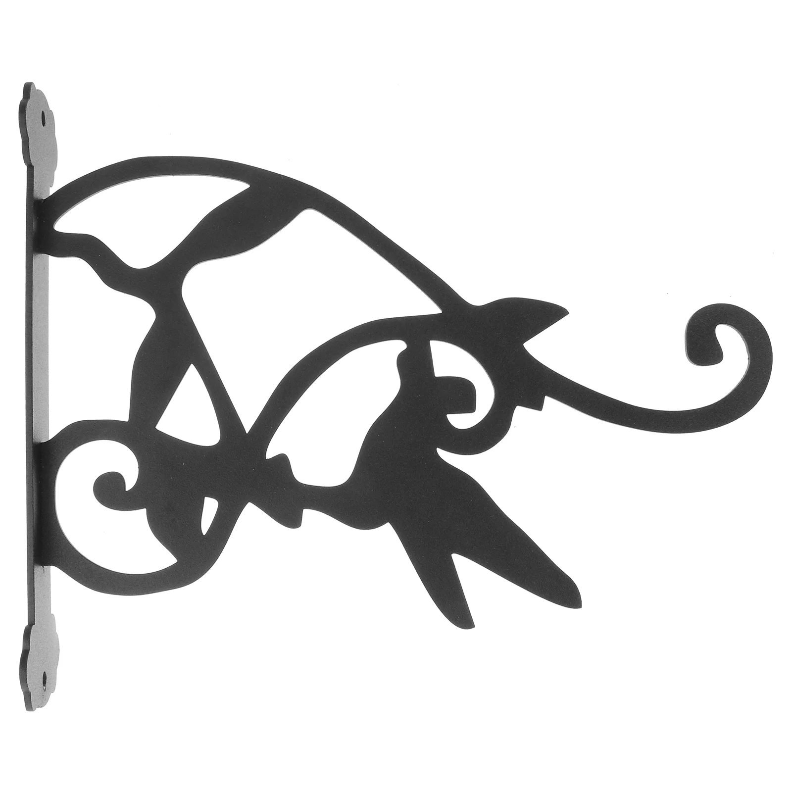 Cast Iron Hanging Basket Vintage Wall Hook Decorative Flower Pot Plant Hanger