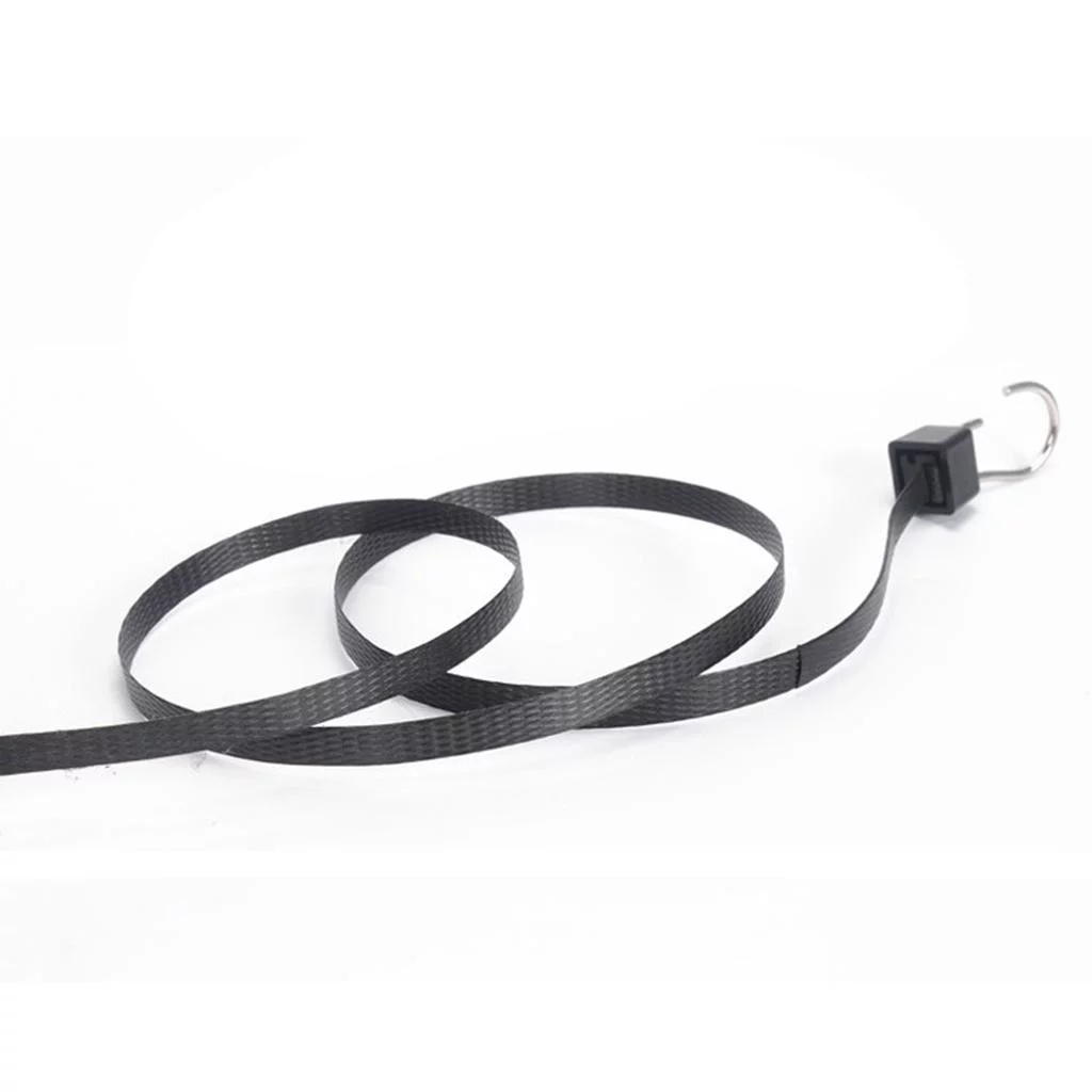 Heavy Duty Retractable Pulley Hanging Basket Pull Down Hanger Garden Plant Pots Hook, Holds Up to 15kg/33LBS, Black