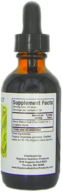 Black Walnut Tincture - 2 fl. oz.