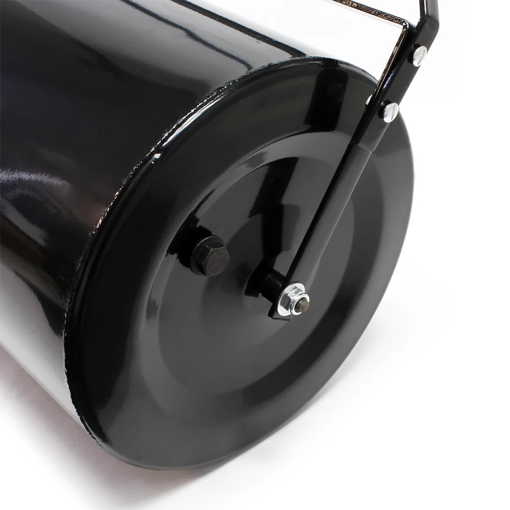 Combination Push/Tow Lawn Roller Poly 14x24 Inch Easy-Turn Plug 60L/16 Gallon Garden Grass Roller Yard Care Outdoor Tool