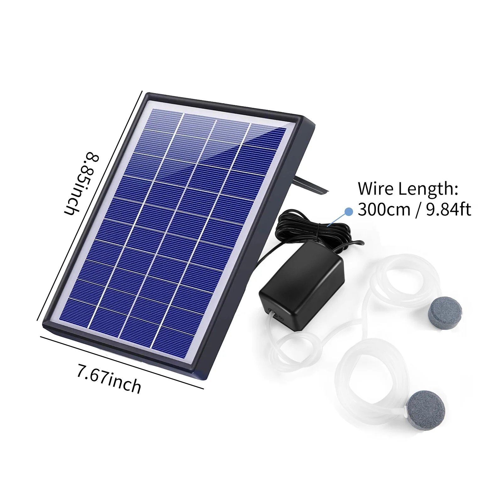 Oxygenation pump,With Pipe 2 Pump Aerator With Solar Pump Fish Aerator Air Pump Pool Pool Pond Fish Bubble Stones Fish 6w Solar Pump Mewmewcat Huiop Yaliya