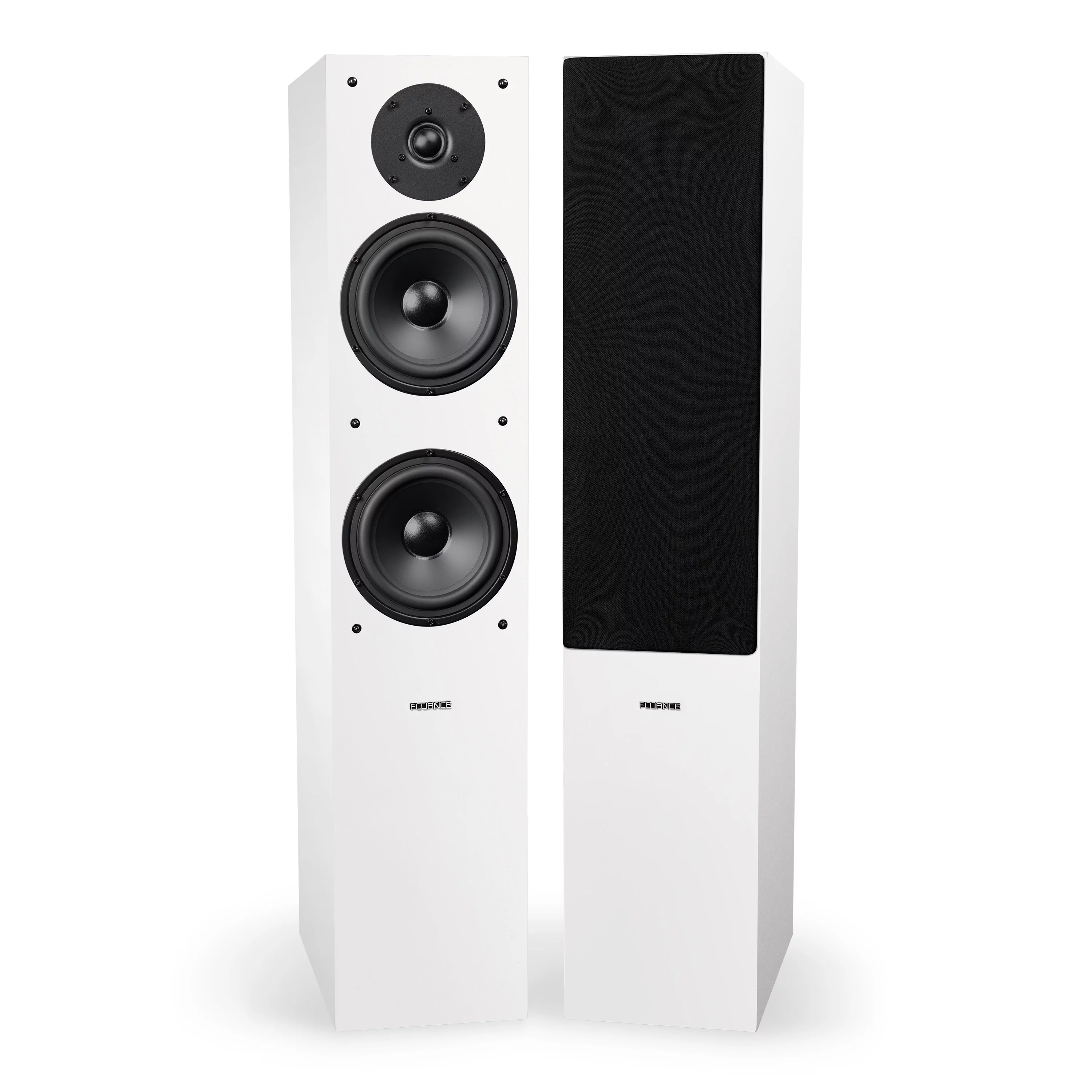 Fluance Elite 5.0 Surround Sound Home Theater Speaker System - White