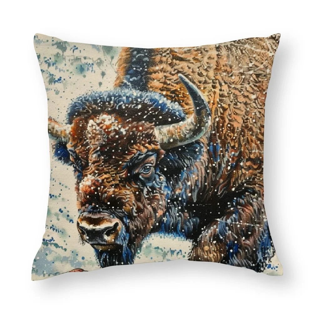 cbxzyzzc Throw Pillow Case Animal Nature West Decorative Cushion Cover Double-Sided Decorative Home Decor Indoor/Outdoor Garden Sofa Bedroom Car Pillow Cover