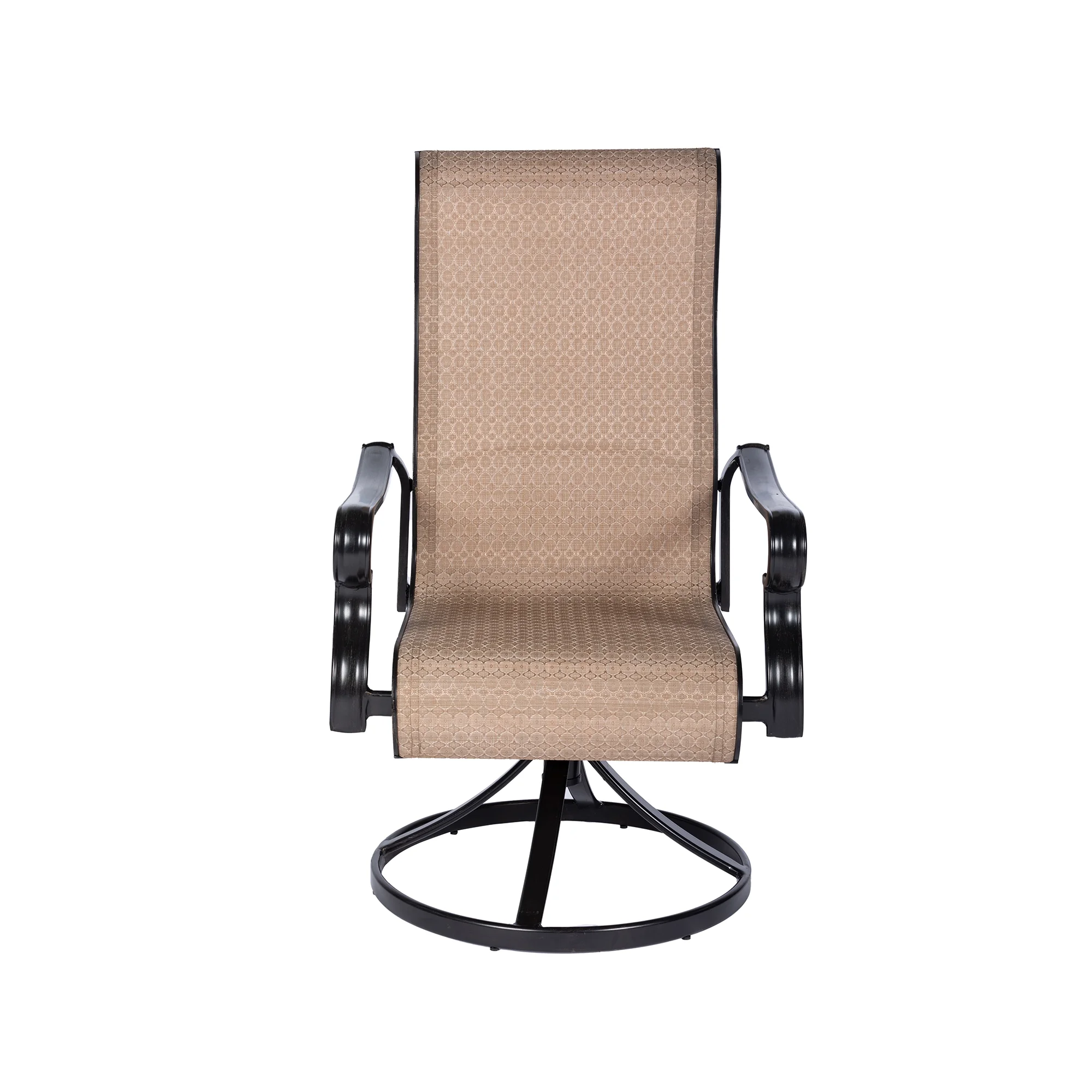 Hanover Brigantine 9-Piece Aluminum Dining Set with an Expandable Cast-Top Dining Table, Seats 8