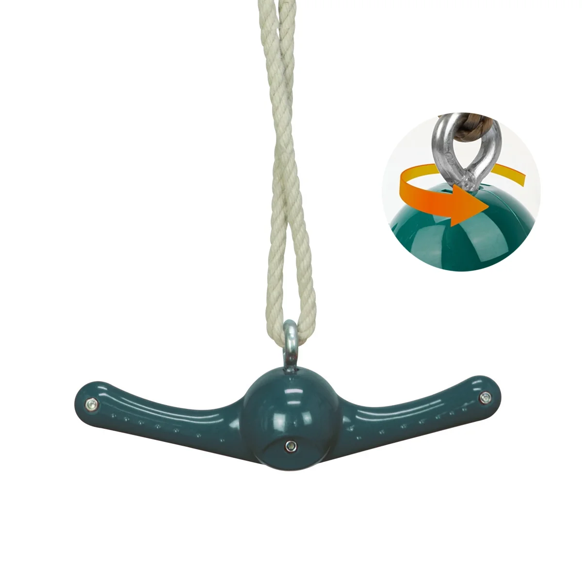 Celawork Ninja-Twister Swing Spins Set, Slackline Attachment, 360° Handle Twists, Spins, and Flips for Ultimate Ninja Adventure, Toys for Playground Backyard