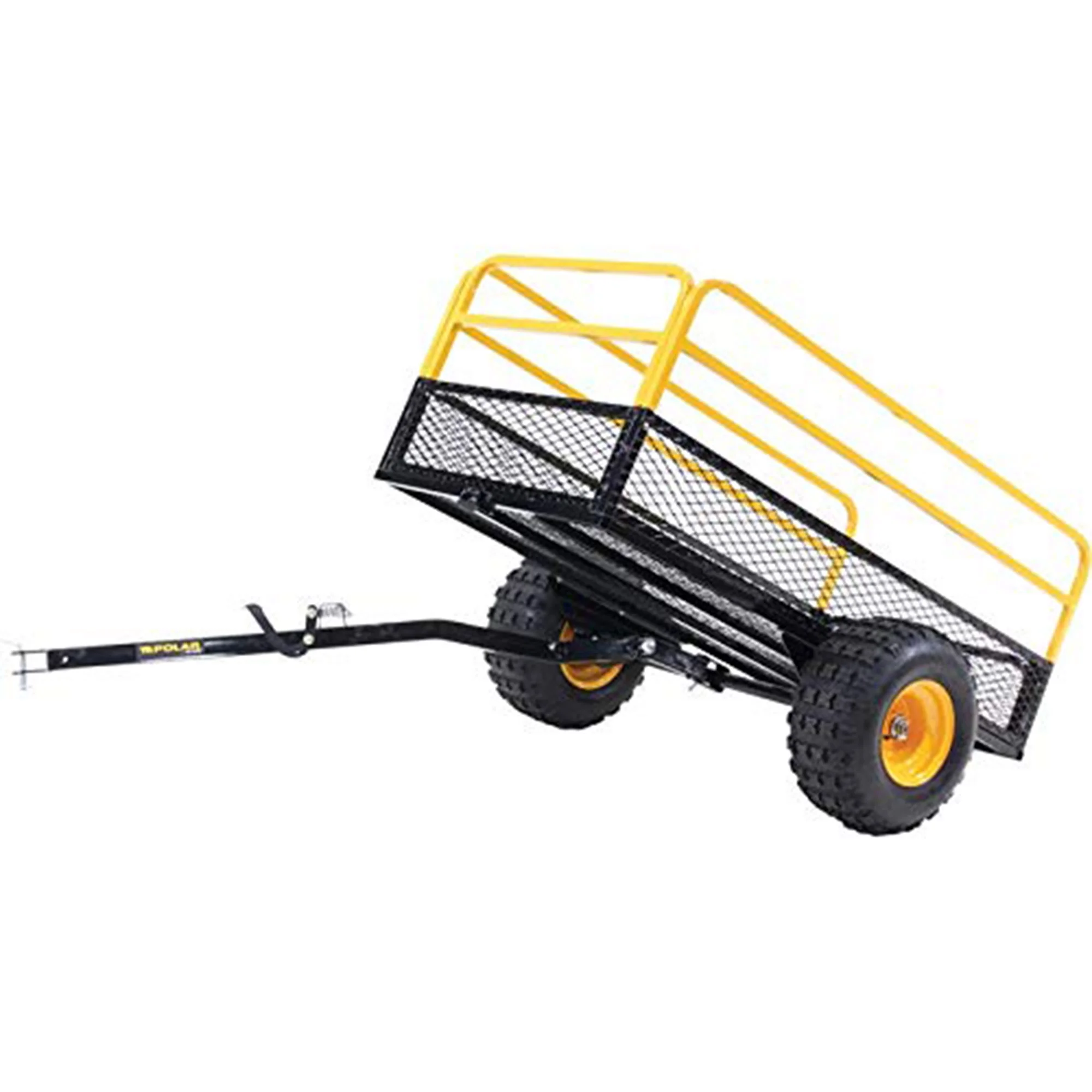 Clam Polar Trailer Utility Trailer, Black/Yellow