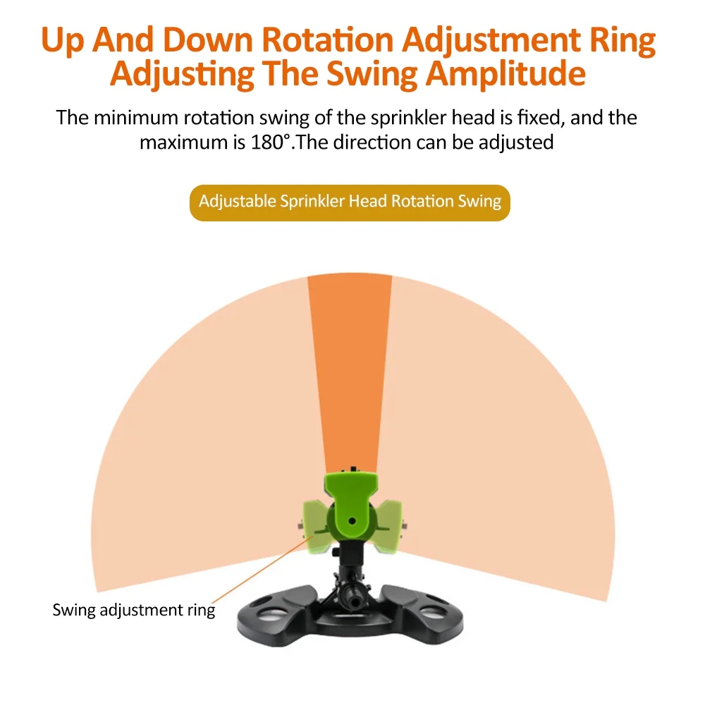 Sprinkler,Sprinkler Summer 180° Sprinkler Maintenance Sprinkler 180° Park Patio Summer 180° Park Sprinkler Lawn Snnozy Cousopo Dsfen