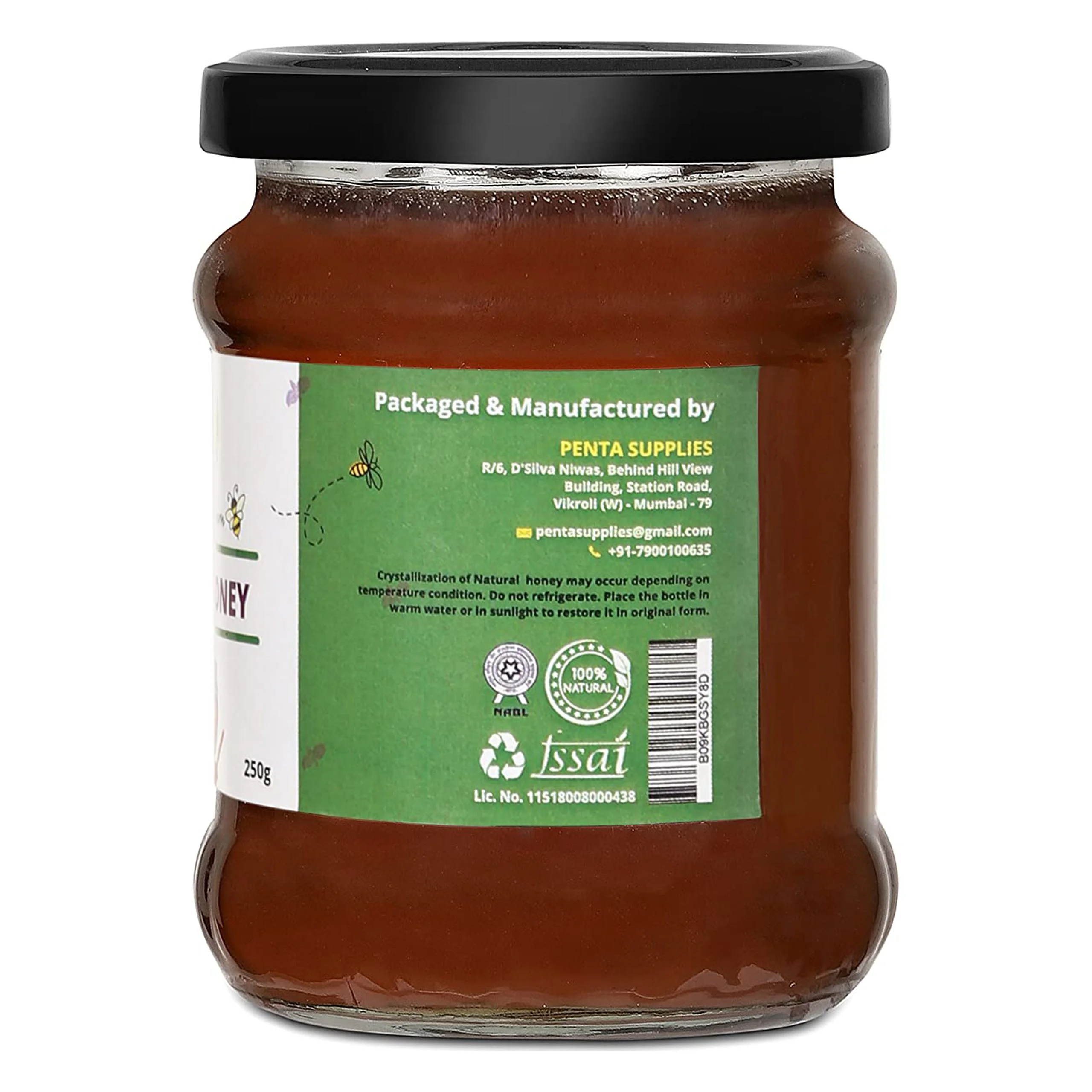 Emazing Gourmet 100% Pure Raw Tulsi Honey 250Gm