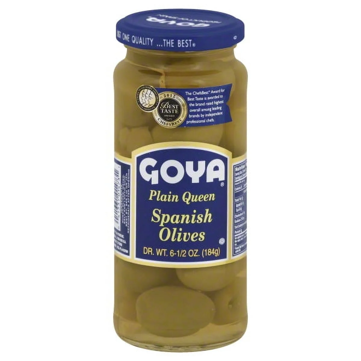 GOYA Plain Queen Spanish Olives 6.50 Oz