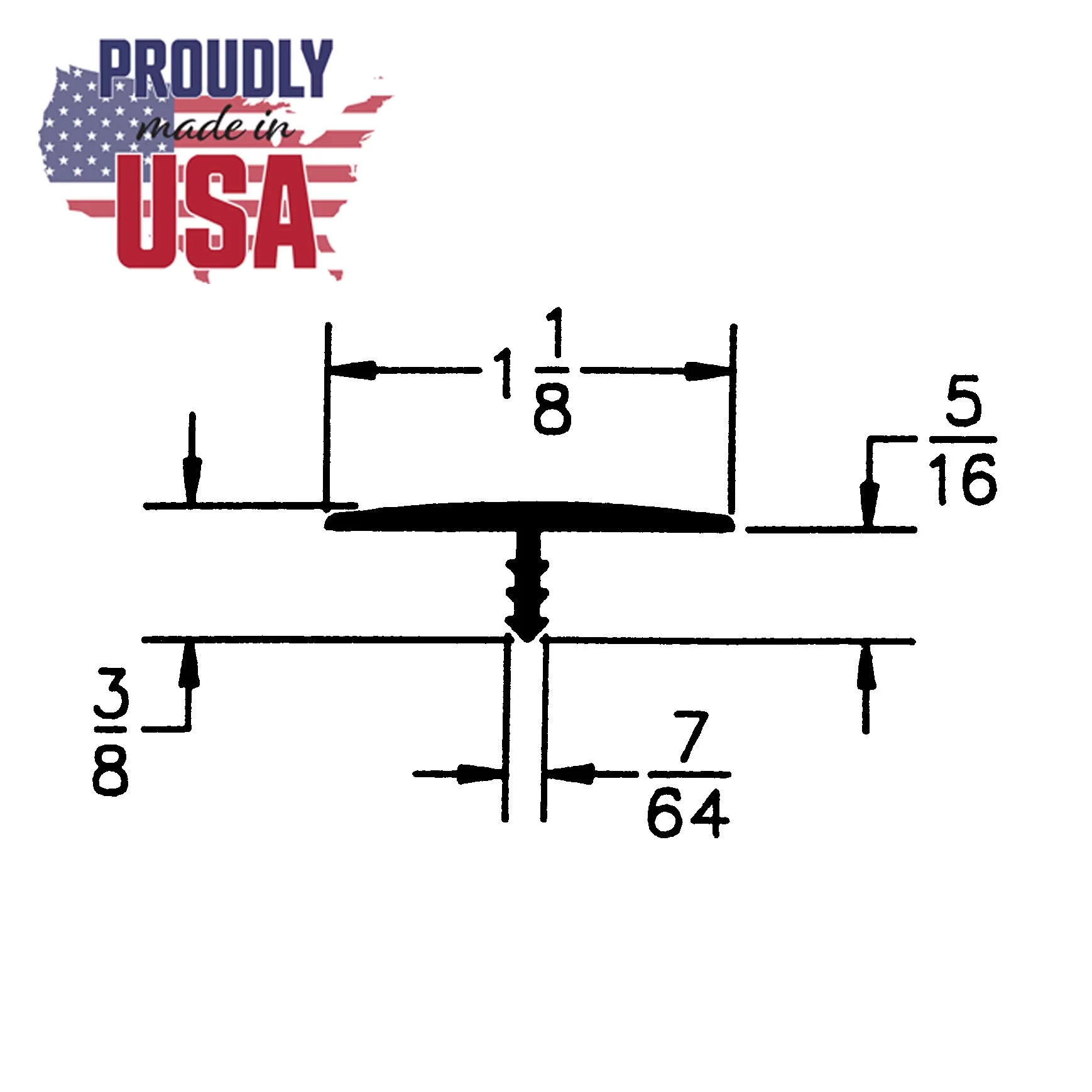 Outwater Plastic T-molding 1-1/8 Inch Natural Oak Woodgrain Flexible Polyethylene Center Barb Tee Moulding 250 Foot Coil
