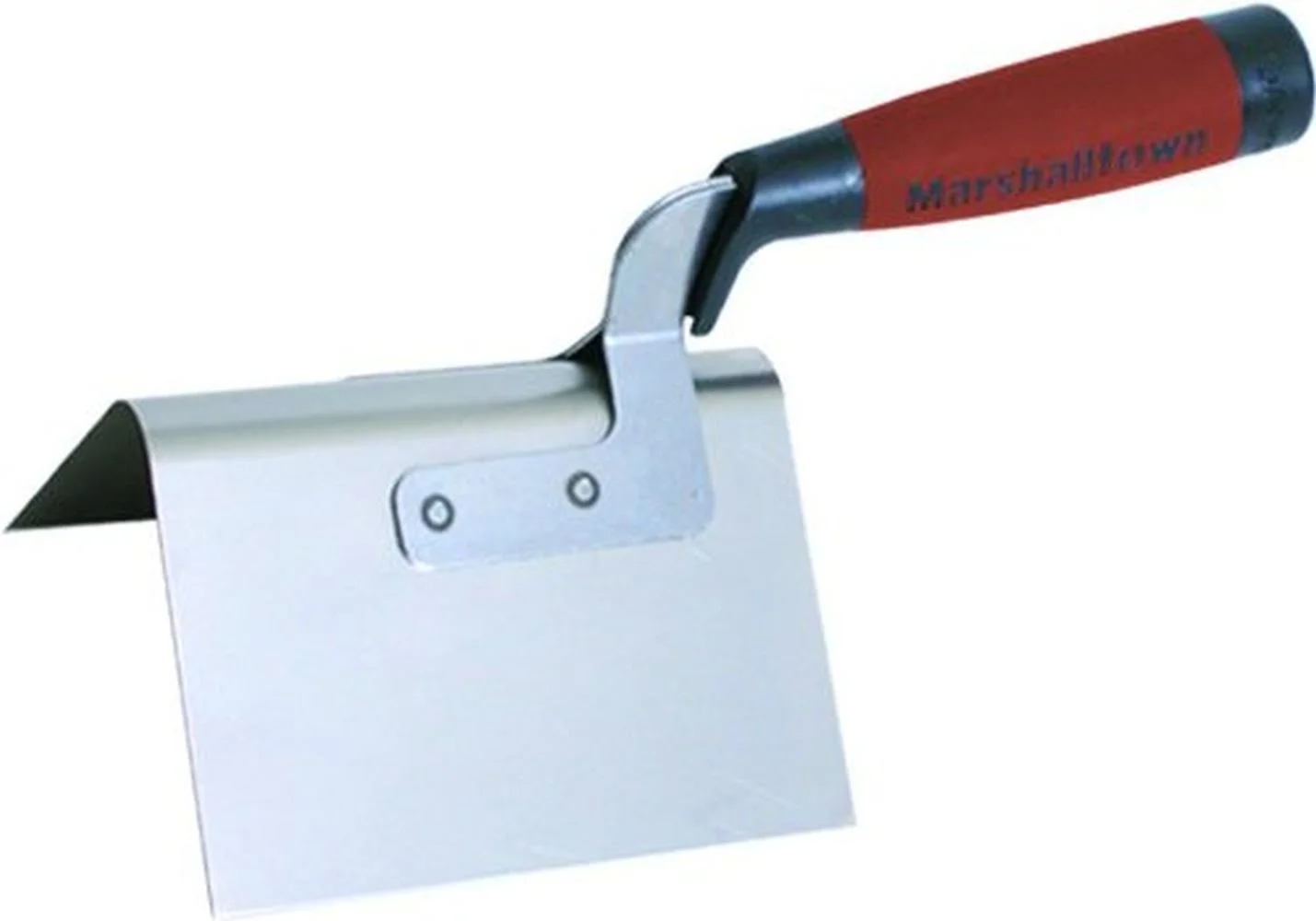 5-Inch by 3-1/2-Inch Bullnose Outside Corner Trowel with DuraSoft Handle - Marshalltown - 50D