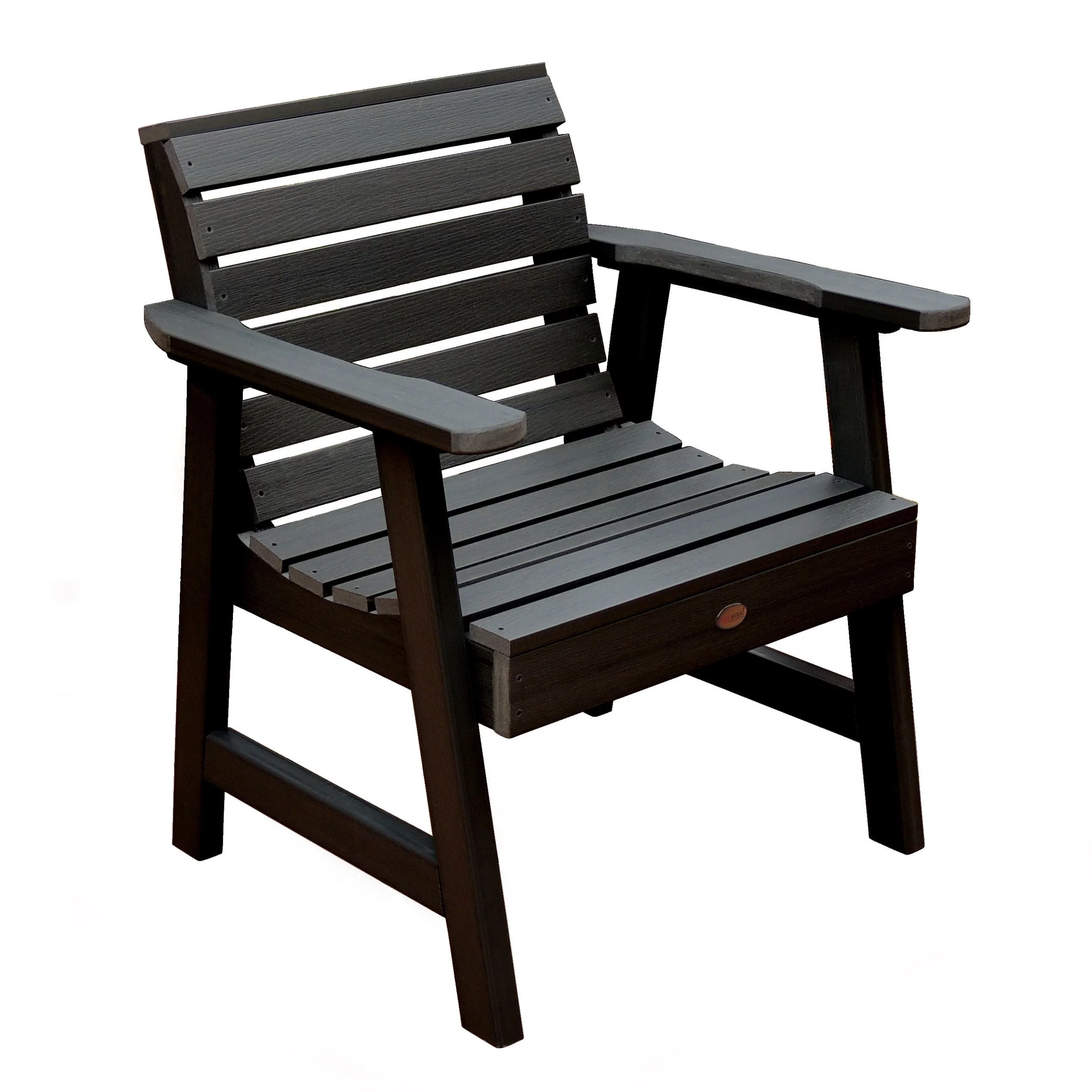 highwood Mandalay Eco-friendly Synthetic Wood Garden Chair Nantucket Blue