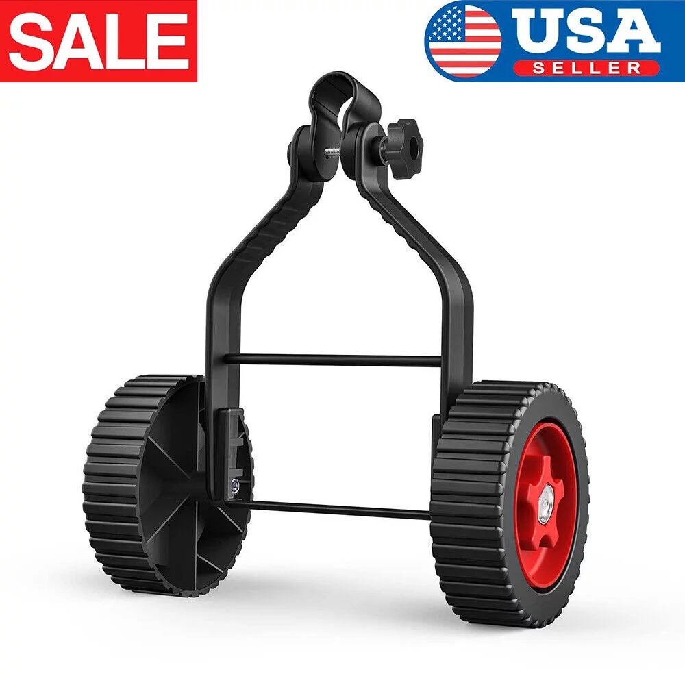 Paddsun Universal Grass Rope Trimmer Weeder Stabilizing Adjustable Support Wheel Set