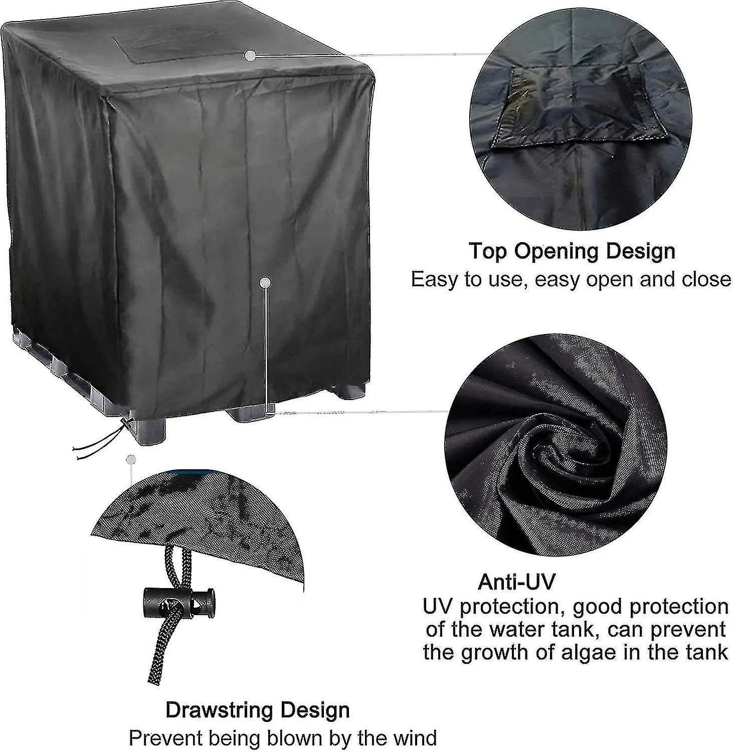 600l Tank Cover, Collectors, For 600l Water Tank(120x80x100cm)