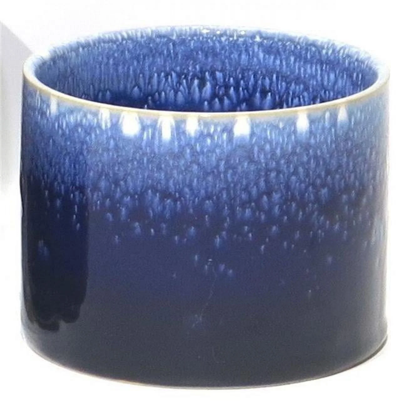 AI-CE00-160-Q01 Marine Blue Reactive Glaze Ceramic Planter