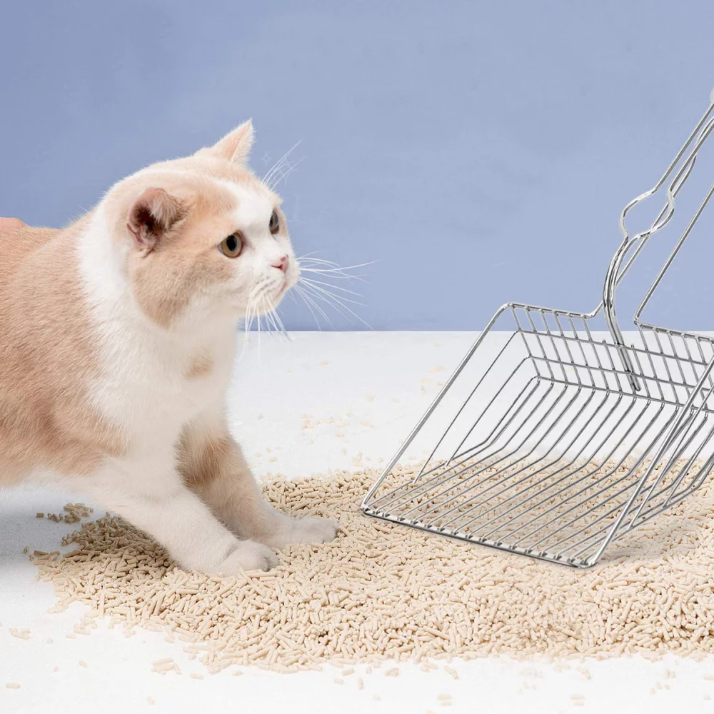 All metal cat litter spoon, cat litter spoon metal extra large, cat litter shovel holder, cat litter spoon sieve spoon holder