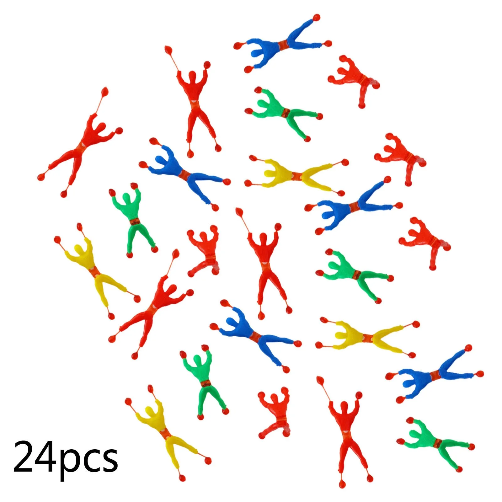 YHAIOGS Climbing TOys Sticky Creative Tricky TOys Novelty TOys Stretchy Sticky TOy for Party Kids 24 PCS