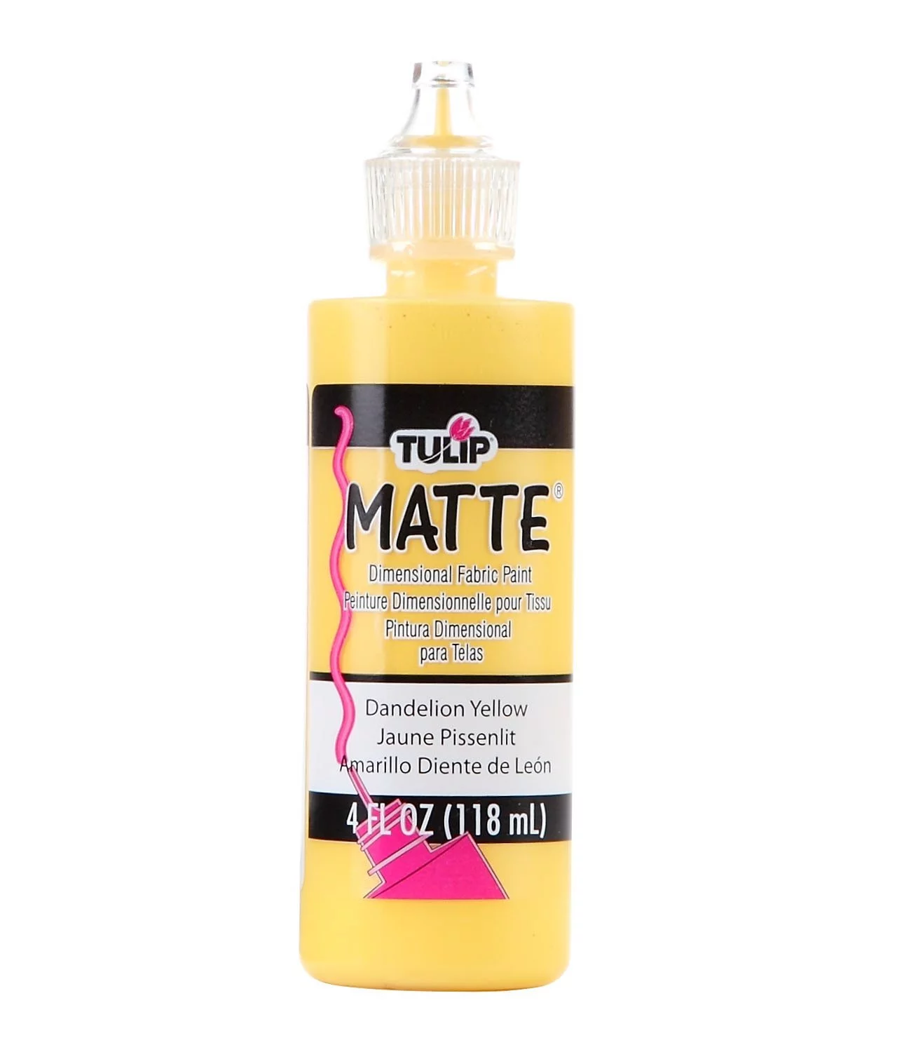 Tulip Slick Brown Dimensional Fabric Paint, 4 fl oz