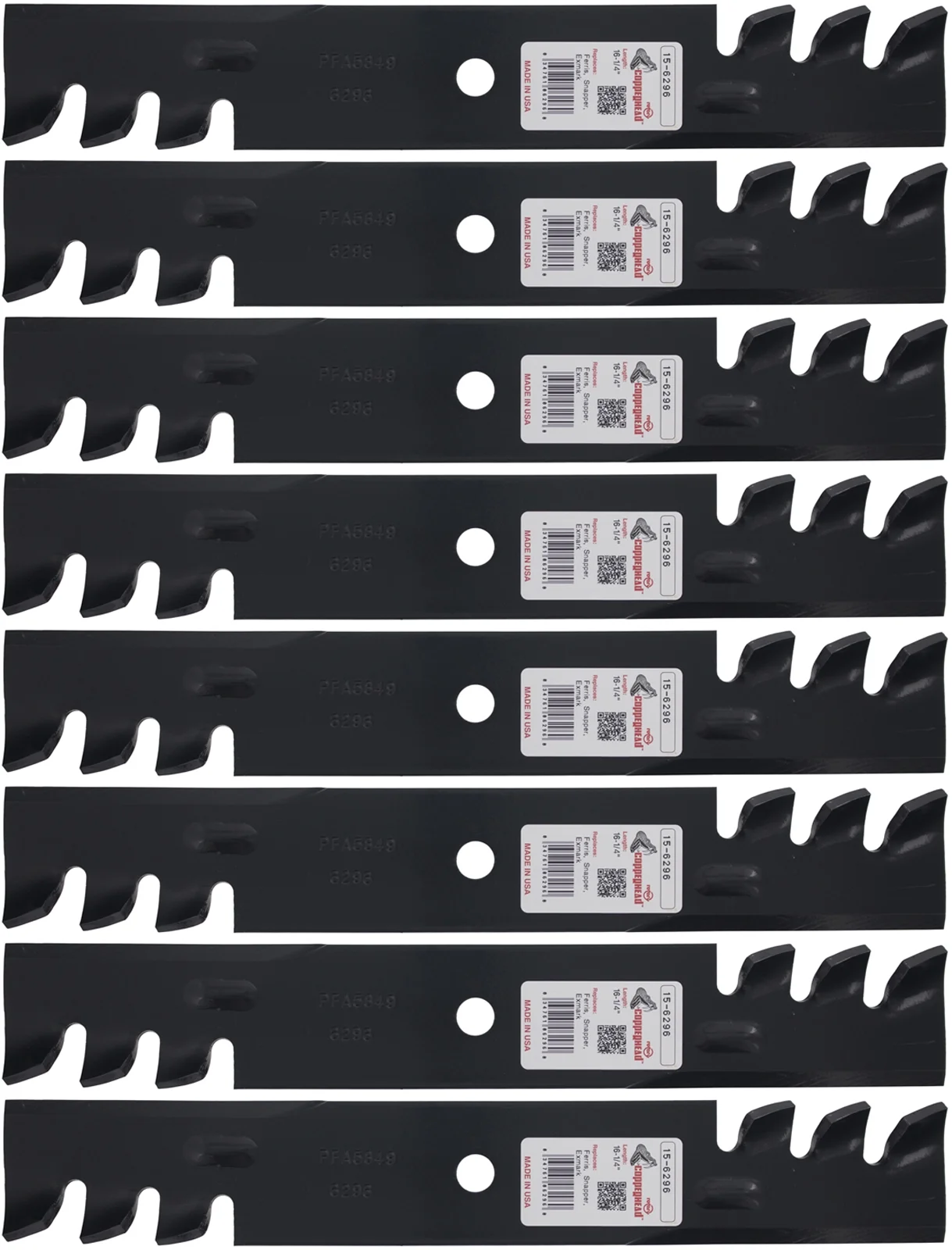 8 Rotary® Mulching Blades for Jacobsen® Bobcat® Snapper® 03239 32