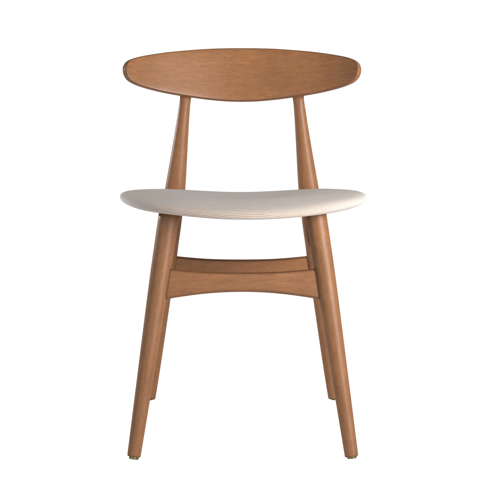 Weston Home Arne Dining Chair, Set of 2 ,Beige