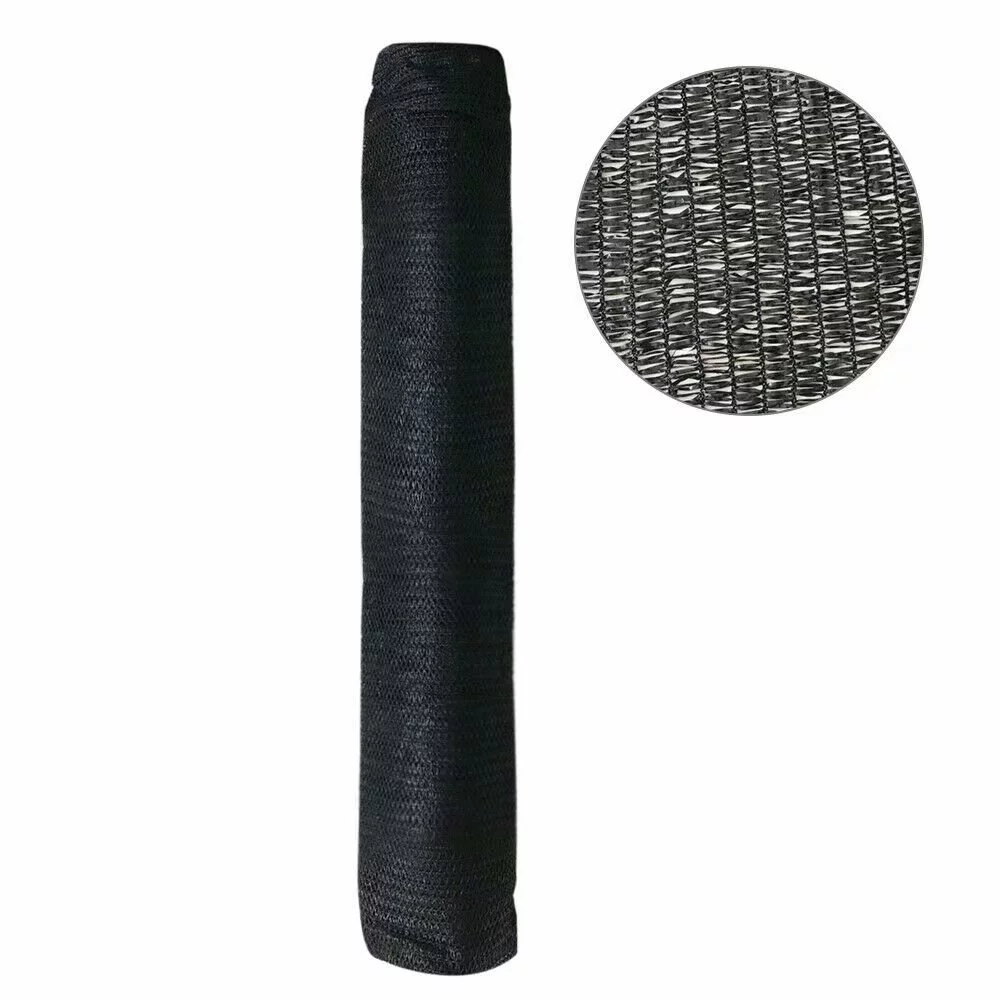 Cerbior 50% UV Block Shade Cloth Sun Shade Plant Cover Greenhouse 10 x 100 ft(3x30m), Black