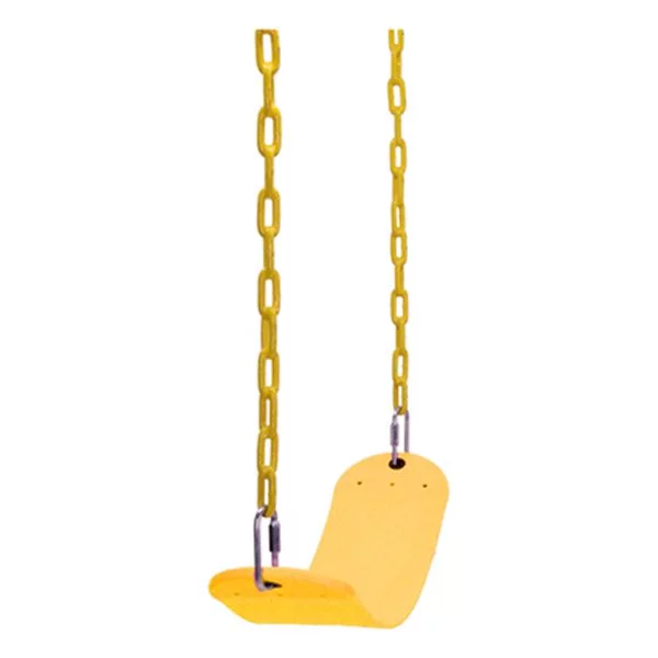 Heavy Duty Swing Seat Set Accessories Replacement Swings Slides Gyms Outdoor yellow