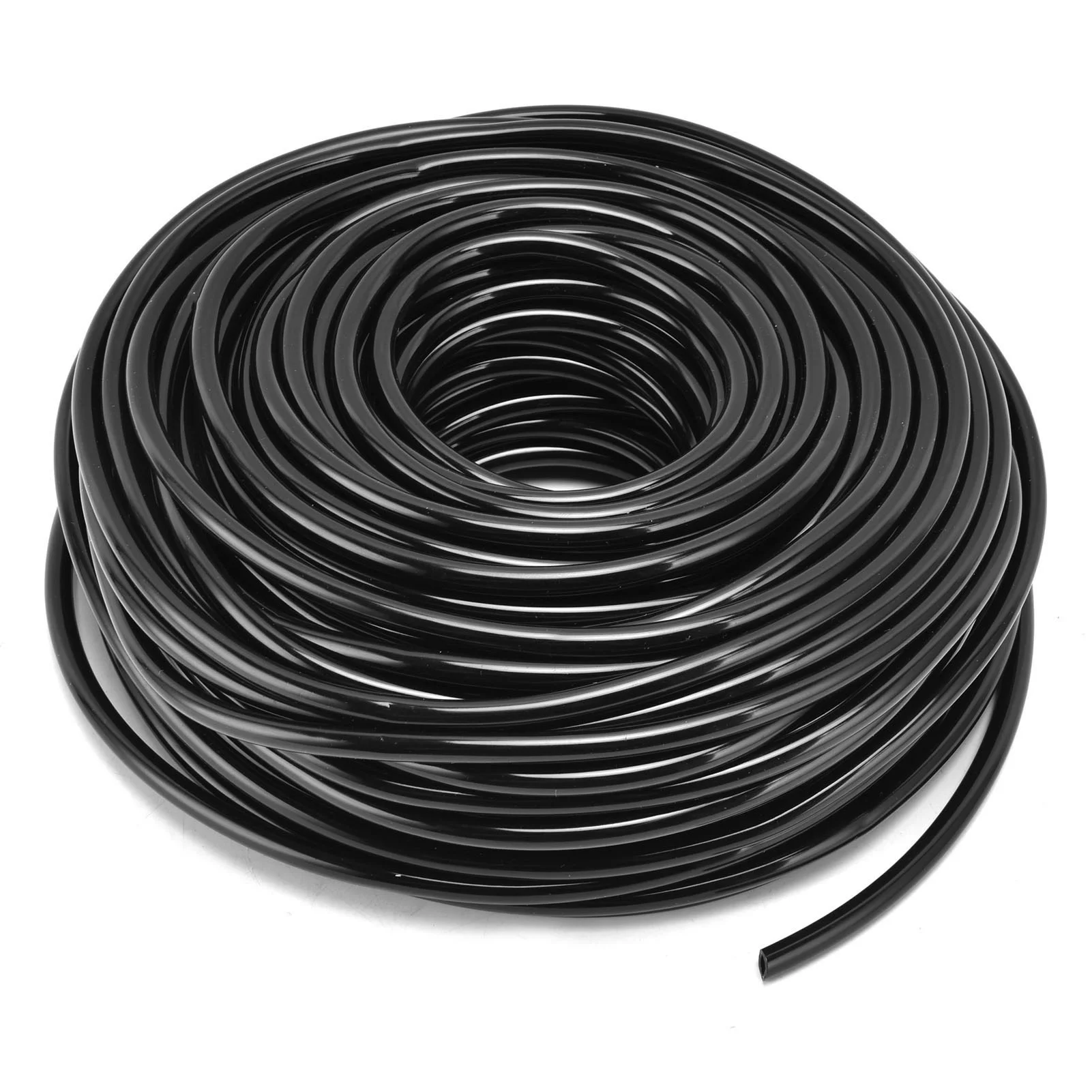 TKSE 50M Drip Hose Set, 50m/164ft 4/7 Drip Irrigation Tubing Pipe Flexible Hose for Garden Flower Bed Lawn Agriculture