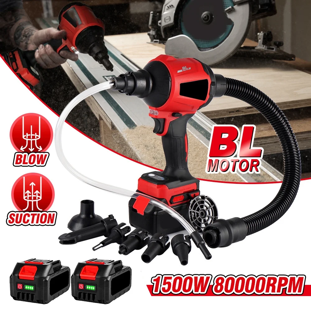 Blower,Deflation Nozzle 80000rpm Speed Motor Air Blower 80000rpm 2-in-1 Blower Air Compressed And 6 Blower Handheld Blower 21v Blower 6 Nozzles With Deflation Nozzle And Compressed With