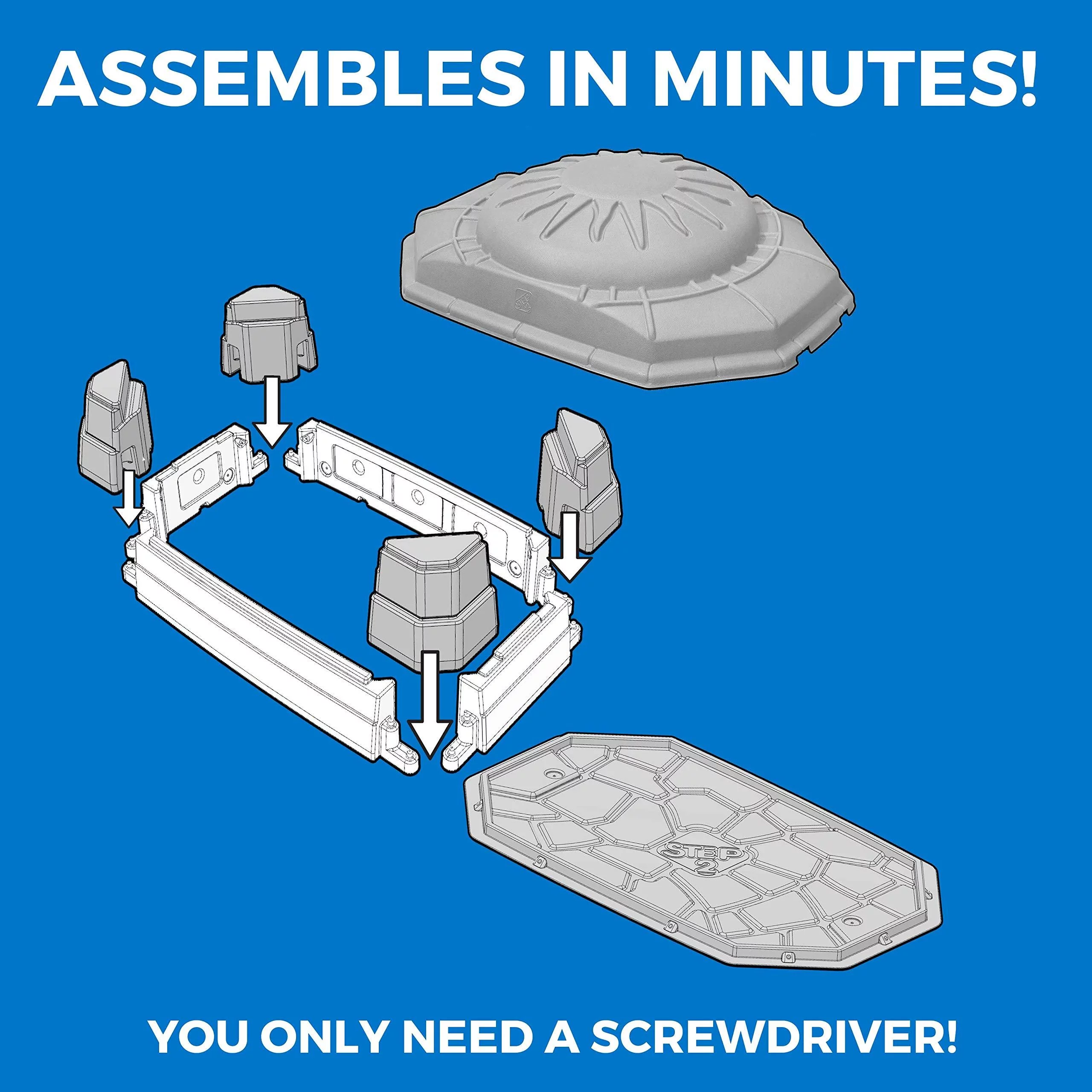 Step2 Naturally Playful Sandbox II with Bonus Sand Tools