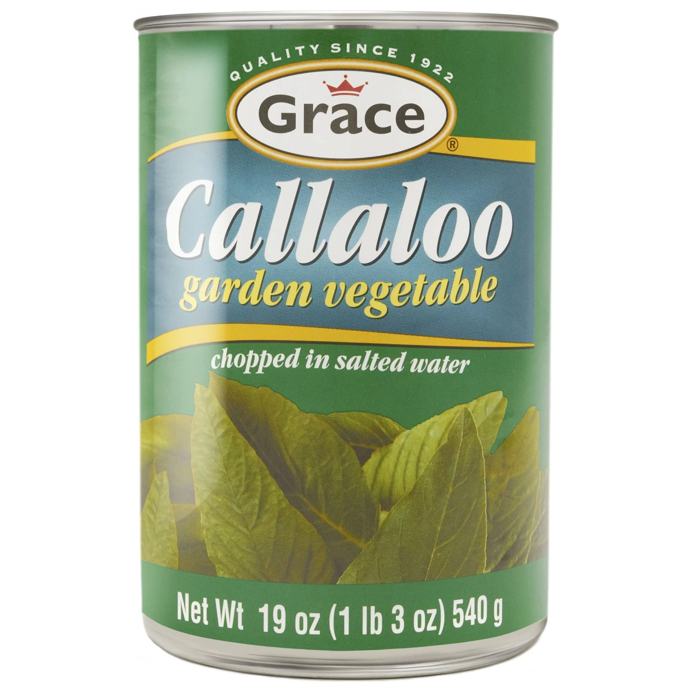 Grace Callaloo in Salt Water, 18 oz Can