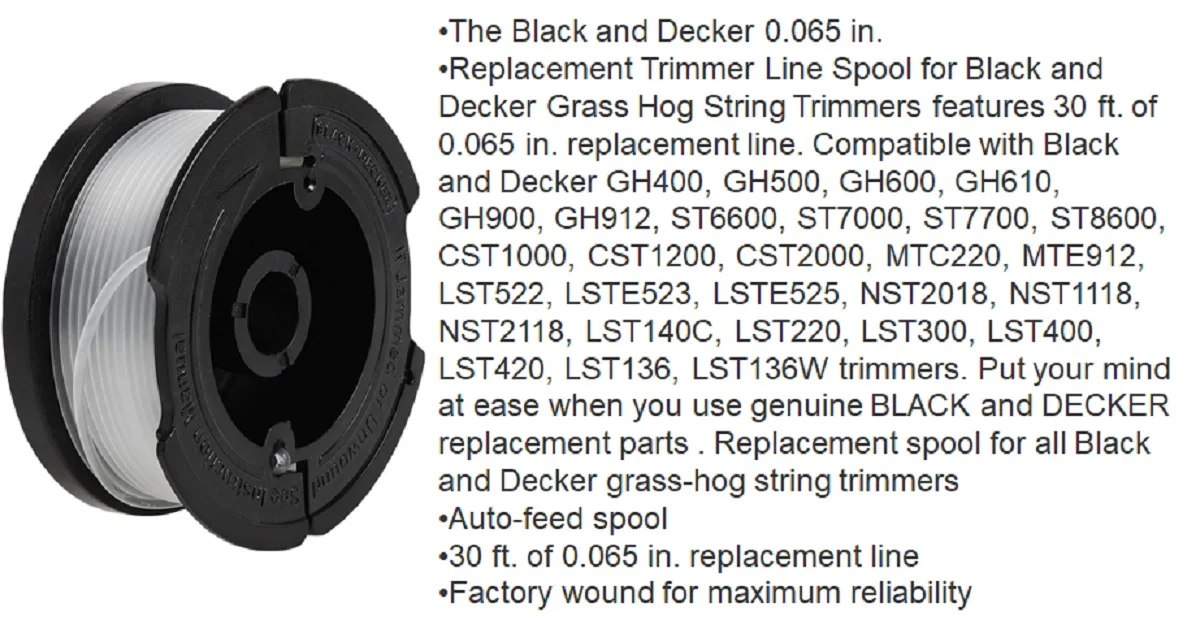 BLACK+DECKER AF100 String Trimmer Replacement Spool