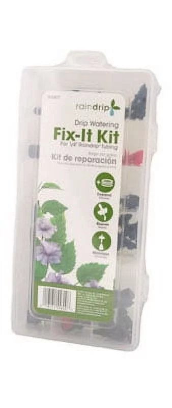 Irrigation Fix-It Repair Kit Plastic Box With Dividers, Each