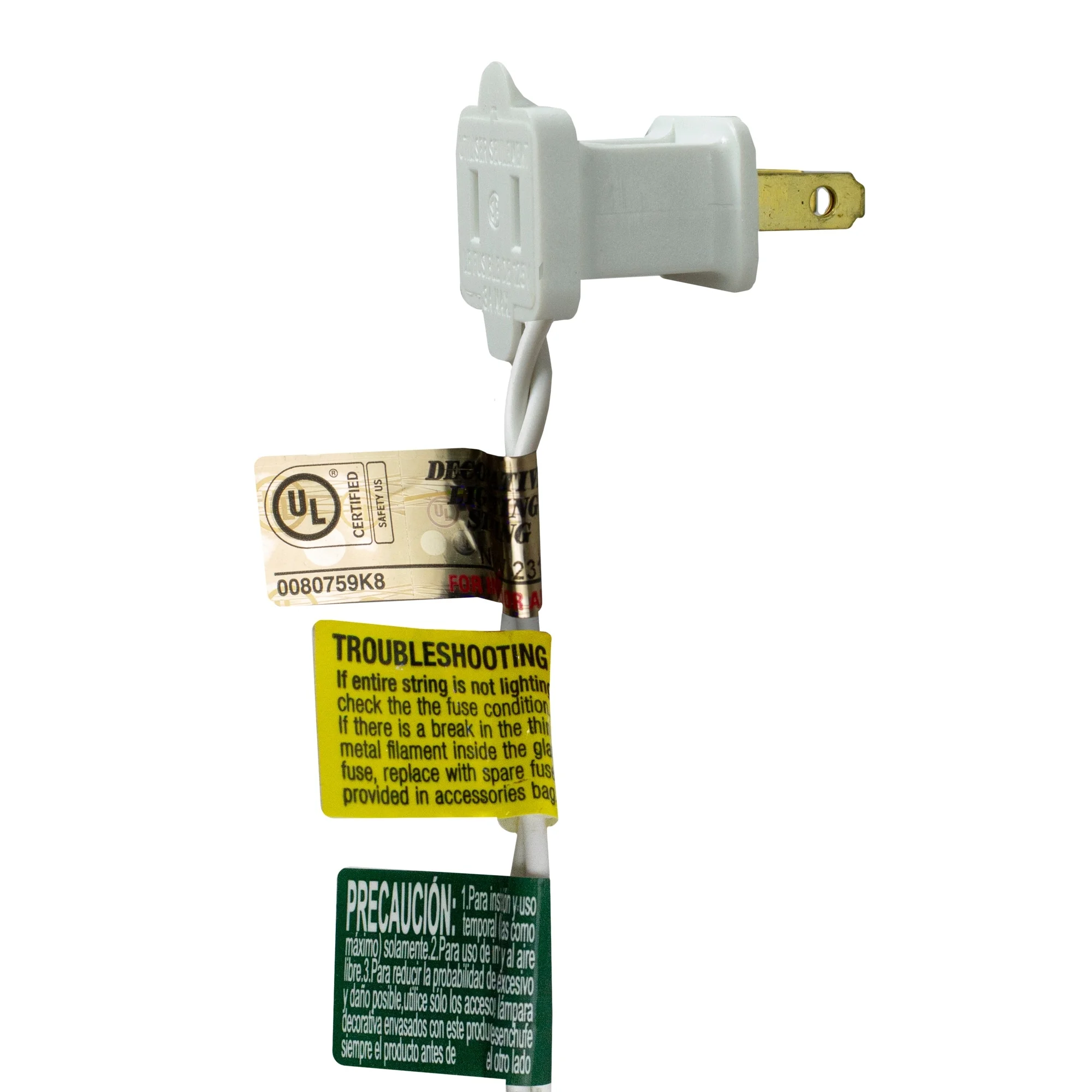 3' Pre-lit White Iridescent Pine Artificial Christmas Tree Multi