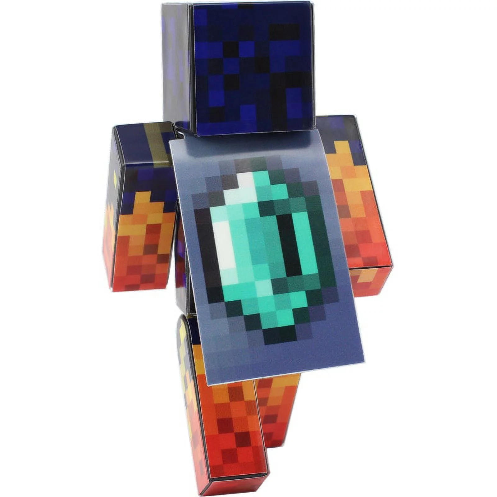 Fire Mage Action Figure Toy, 4 Inch Custom Series Figurines by EnderToys