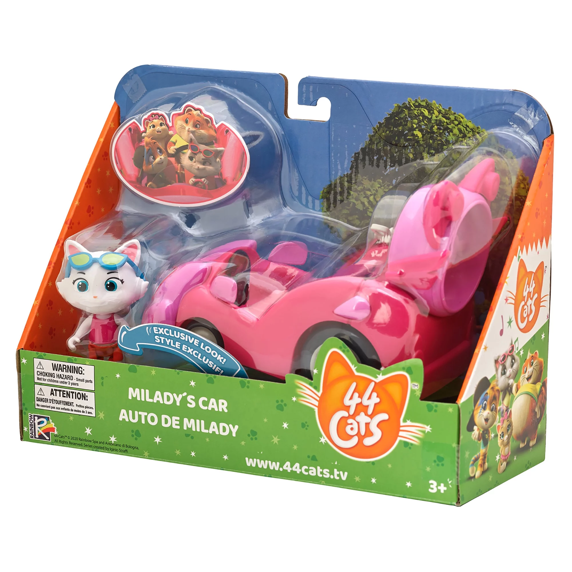 44 Cats Milady Figure With Vehicle Action Figure Set