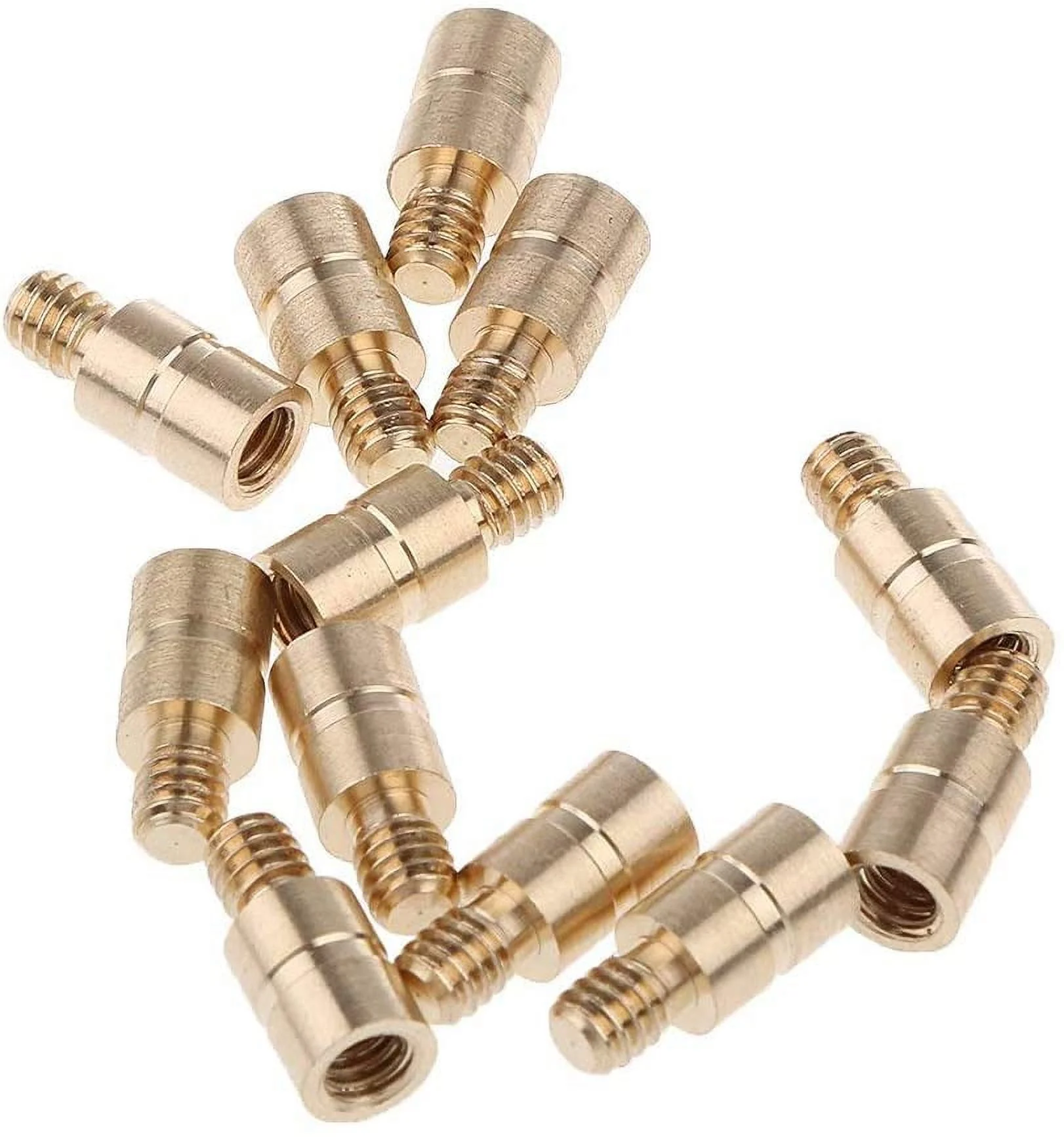 GPP Arrow Point Insert Brass Weight Copper Arrow Inserts Weights .244/6.2mm, 25 Gr, 24 PK