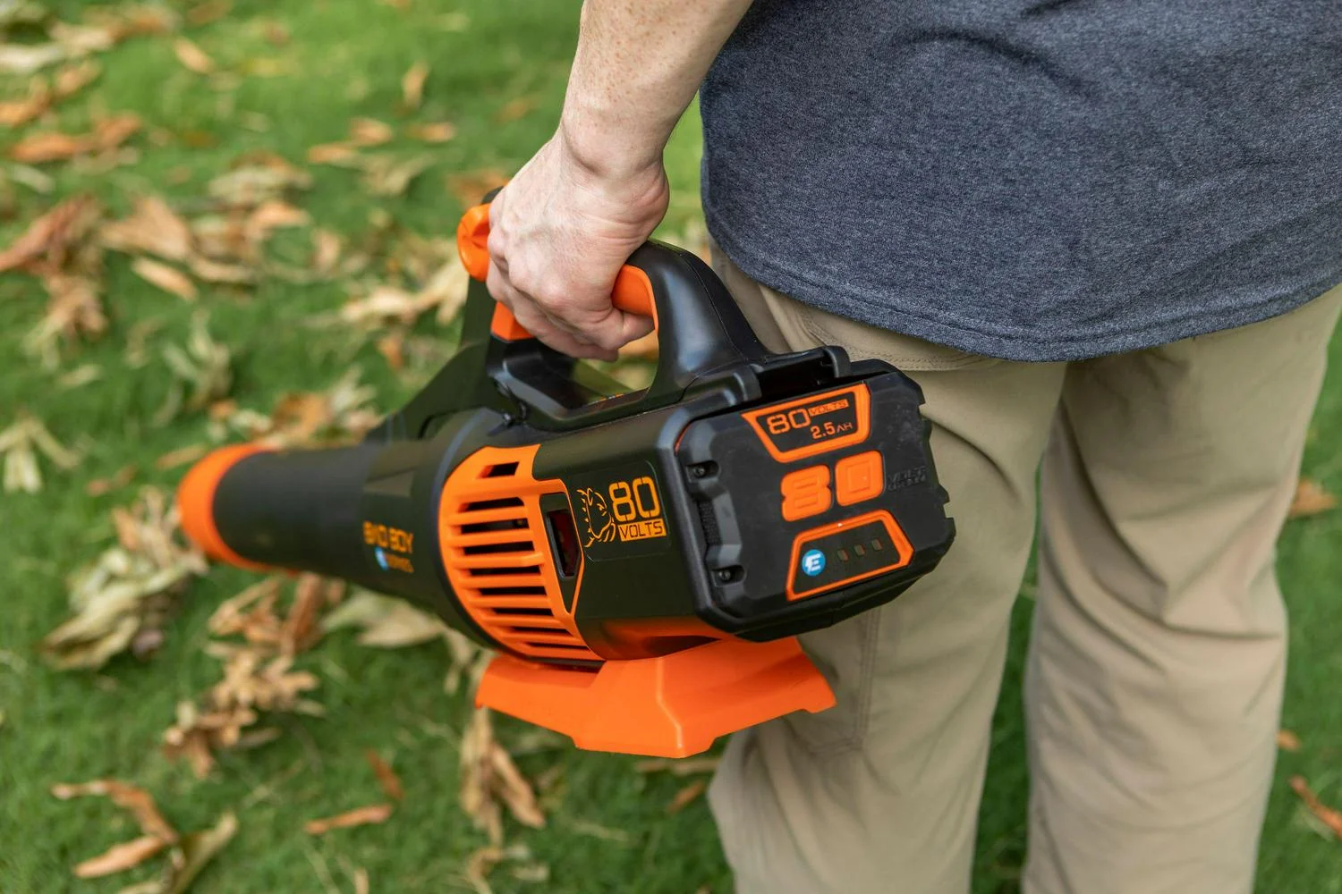 Bad Boy 80V Handheld Blower with Battery and Charger